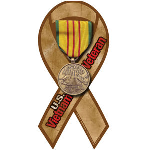 Vietnam Veteran - Ribbon Magnet